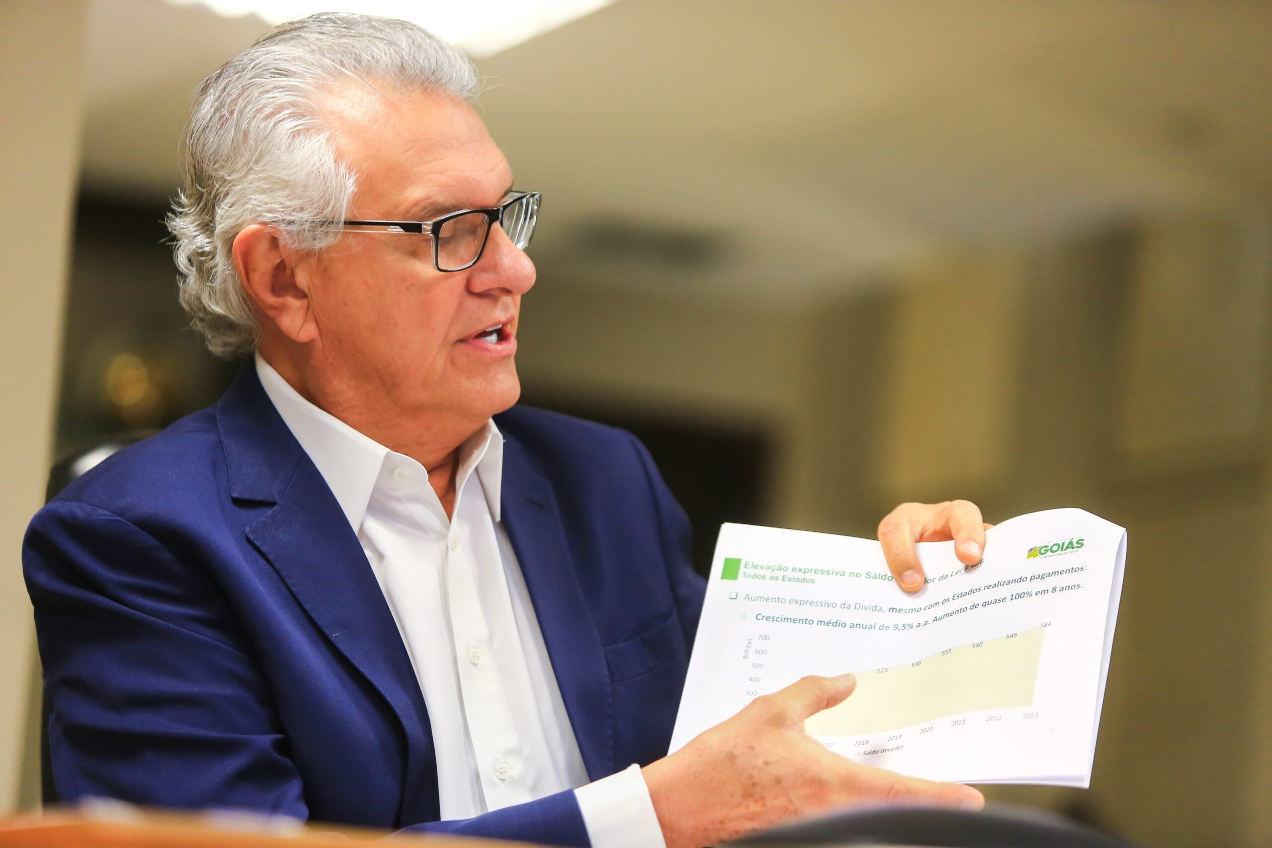 Ronaldo Caiado criticou