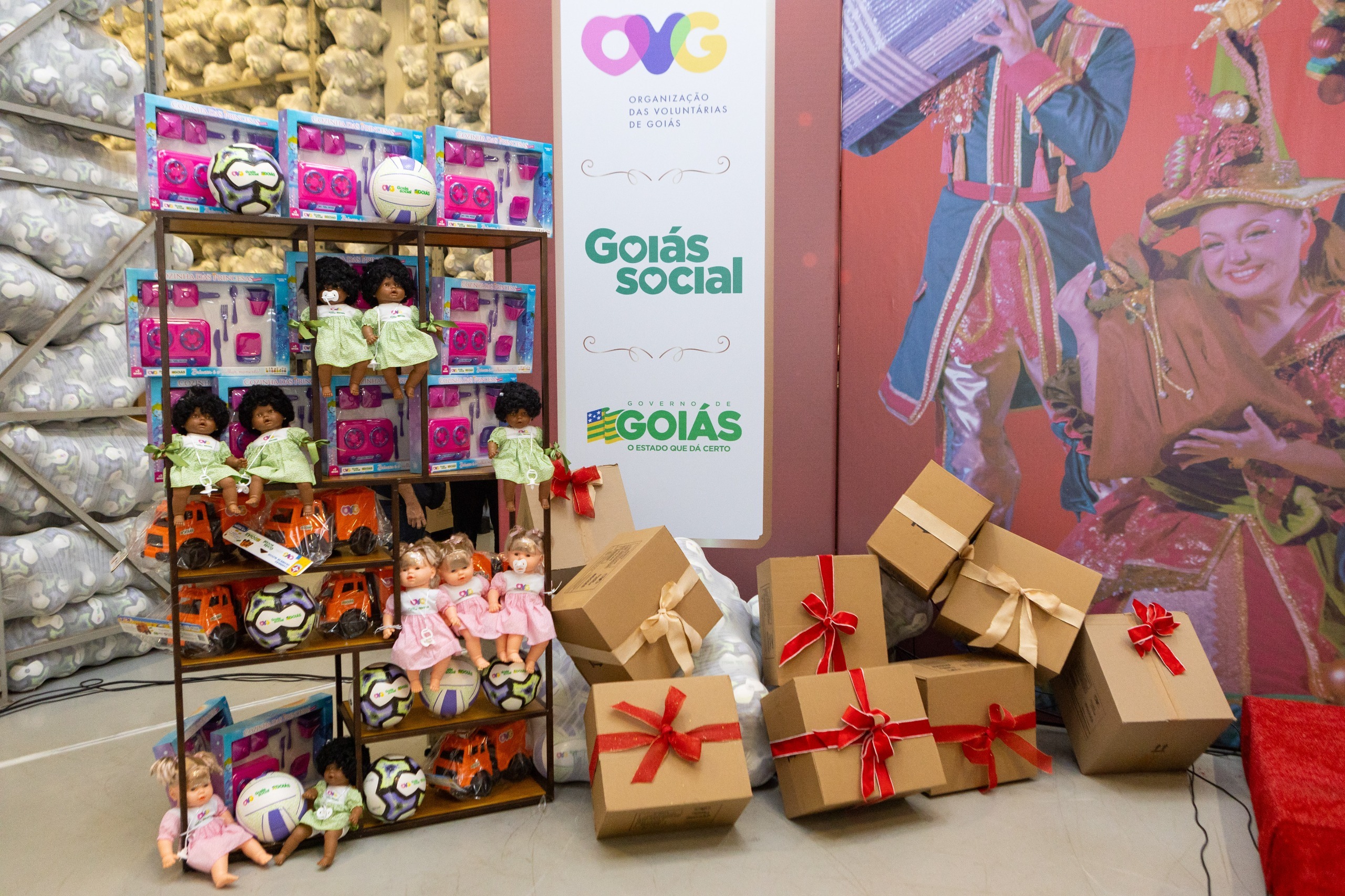 Goiás Social e OVG já enviaram brinquedos do Natal do Bem a 53,6% dos municípios do estado