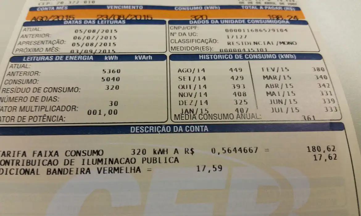 conta de energia