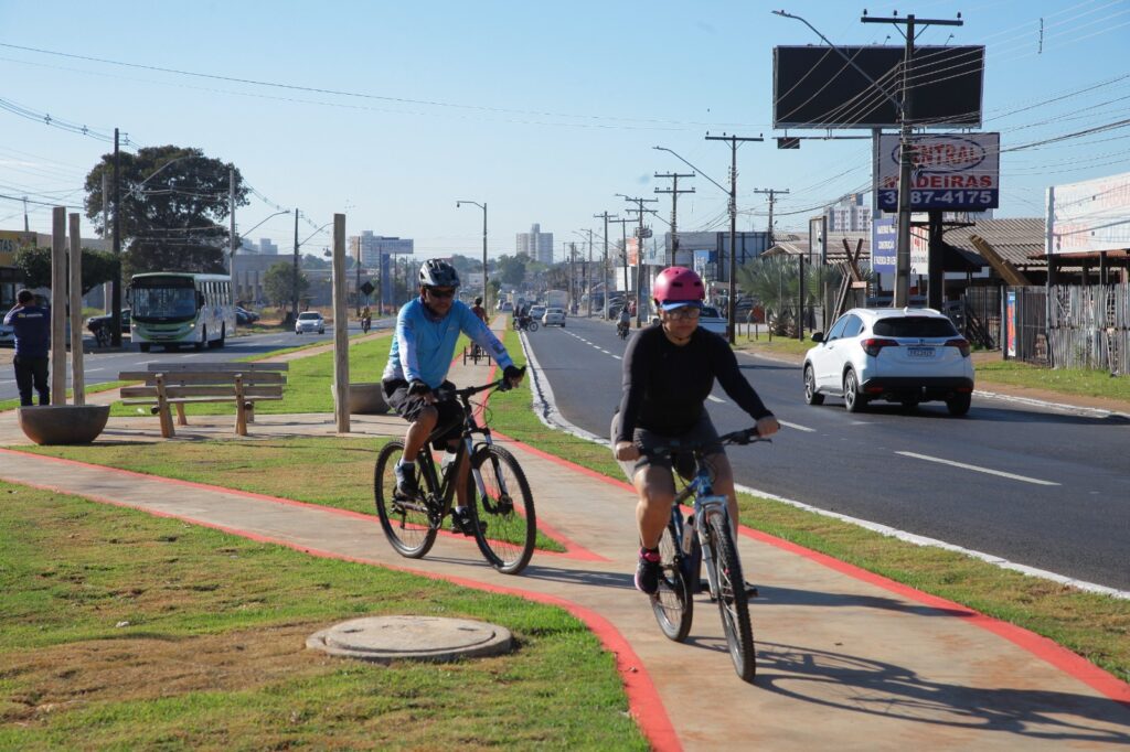 passeio ciclistico Aparecida