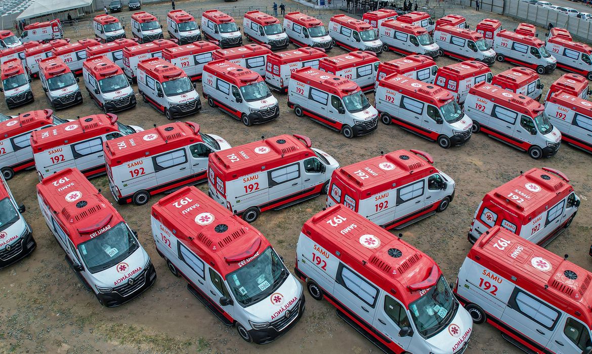 156 novas ambulâncias para o Samu