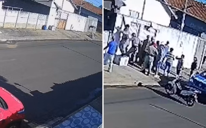 Avó fica ferida