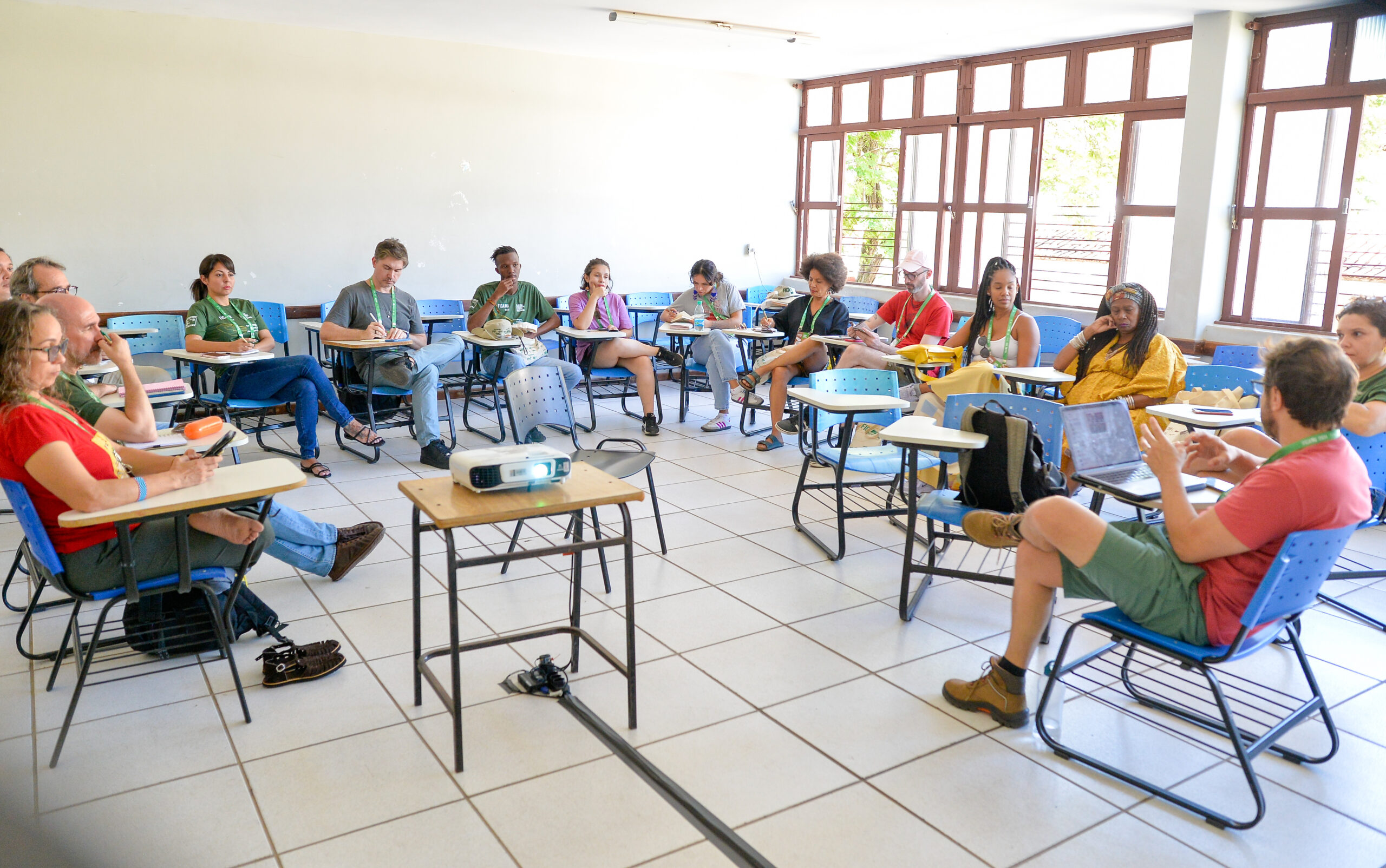 selecionados para oficinas e atividades